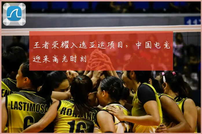 王者荣耀入选亚运项目,中国电竞迎来高光时刻